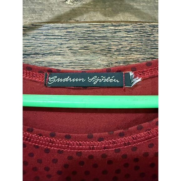 Gudrun Sjödén polka-dot and striped modal/cotton dress tunic fit size L/XL - Picture 3 of 7